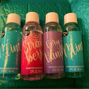 Shower Gel Mint Strawberry Very Vanilla great stocking stuffers or gift basket